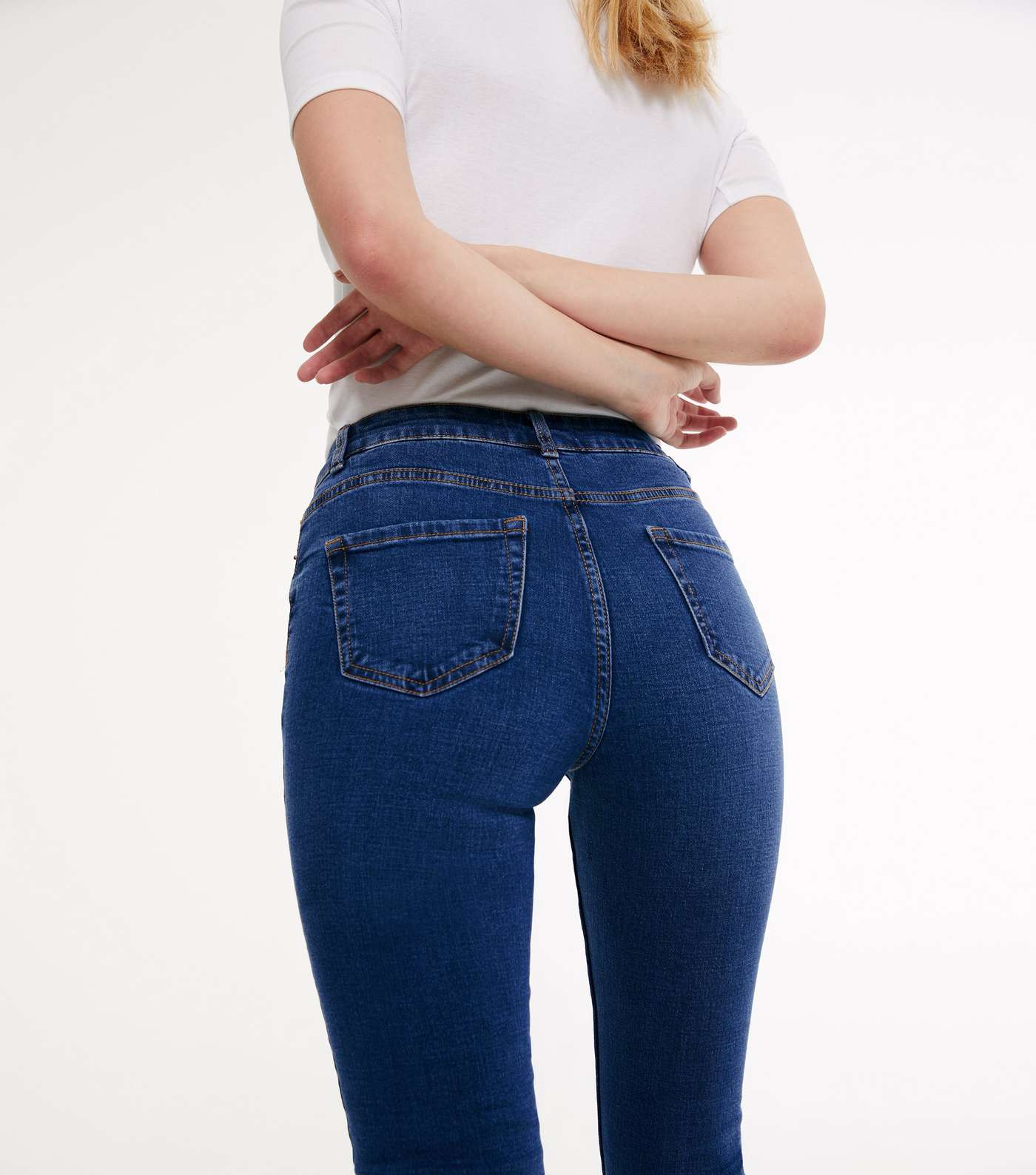 Tall Blue Jenna Skinny Jeans Image 3