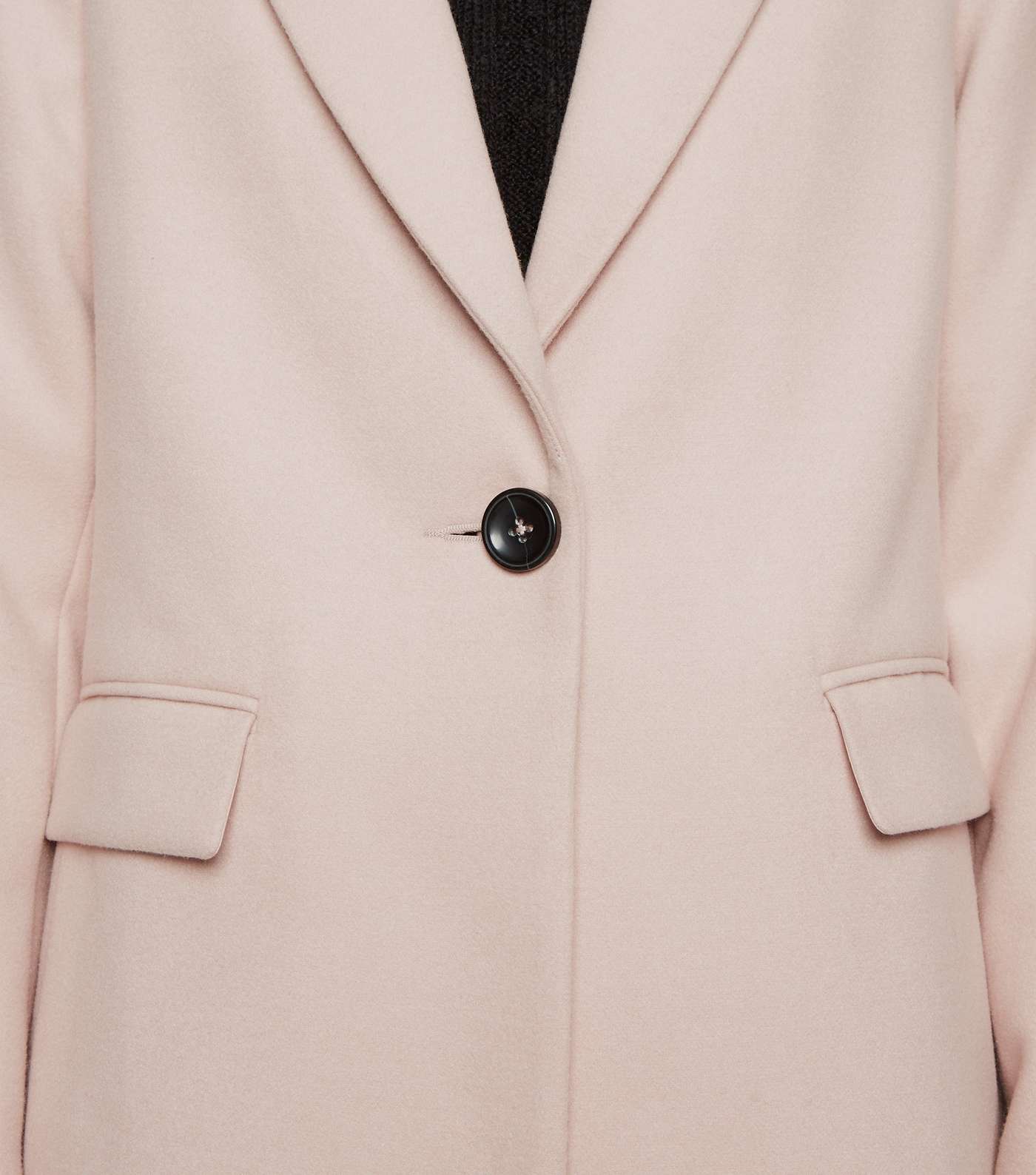Tall Pink Brushed Longline Coat Image 5
