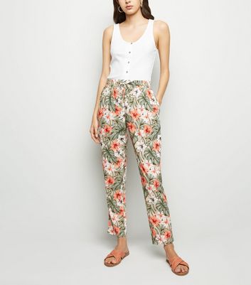 Floral joggers hot sale womens