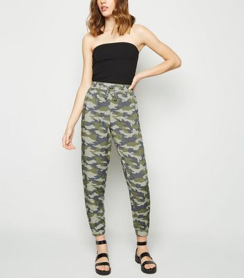 green camo joggers