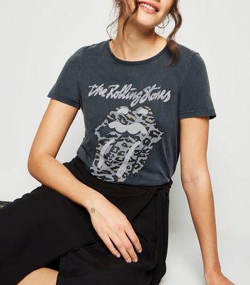grey rolling stones t shirt