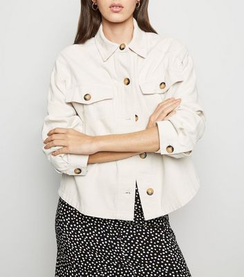 new look cream jacket