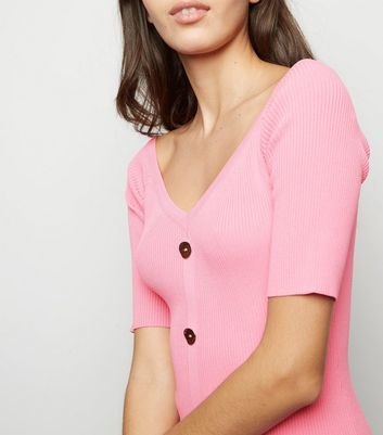 Pink Vanilla Pink Button Front Bodycon Dress New Look shop for Pink Vanilla Pink Button Front Bodycon Dress New Look at Shopo