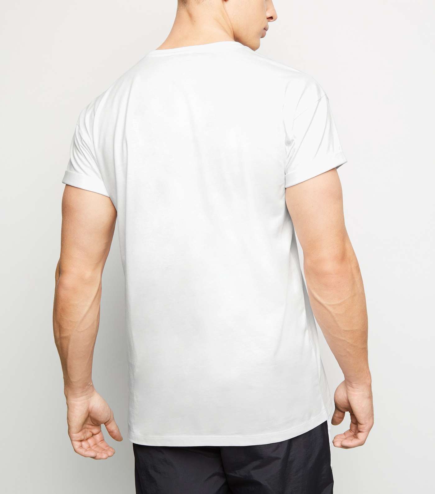 White Ninety Nine Slogan T-Shirt Image 3
