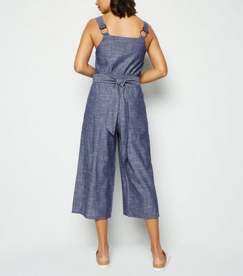 womens chambray jumpsuit