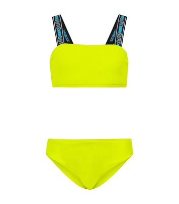 girls neon bikini