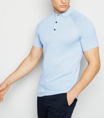 pale blue polo shirt