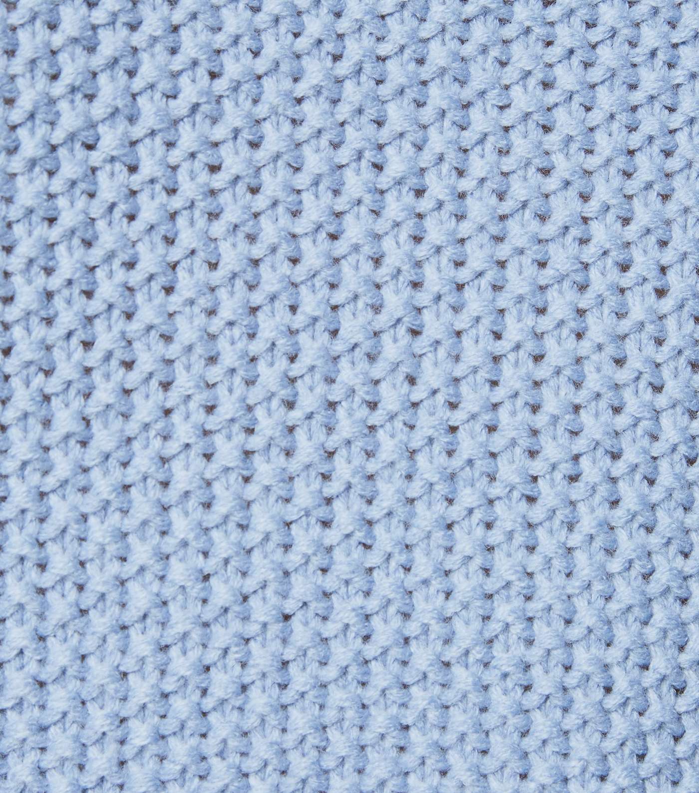 Blue Stitch Knit High Neck Jumper Image 5