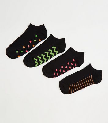 neon trainer socks