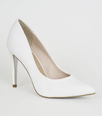 satin court shoes