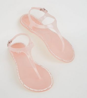 new look jelly sandals