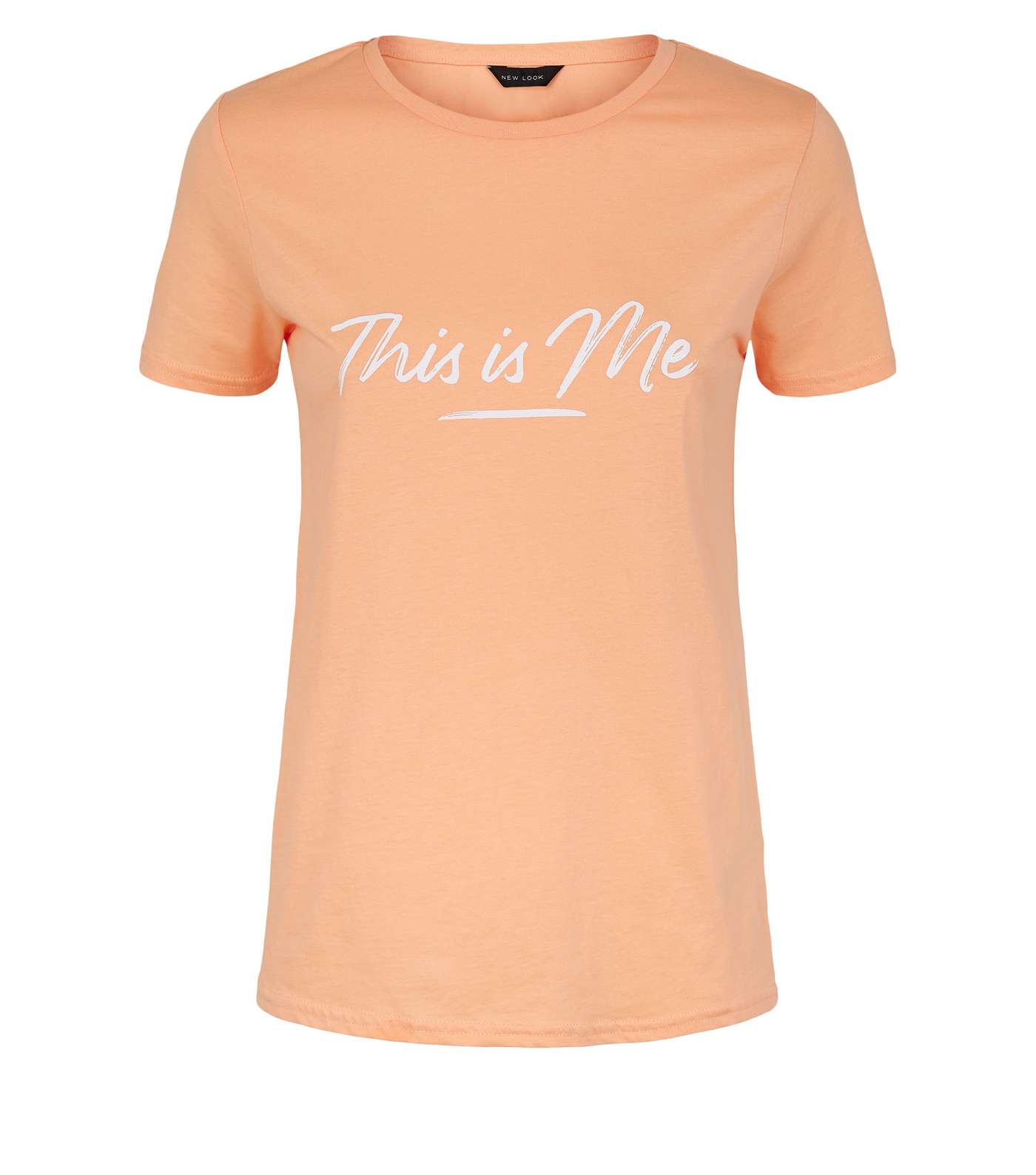 Coral This Is Me Slogan T-Shirt Image 4