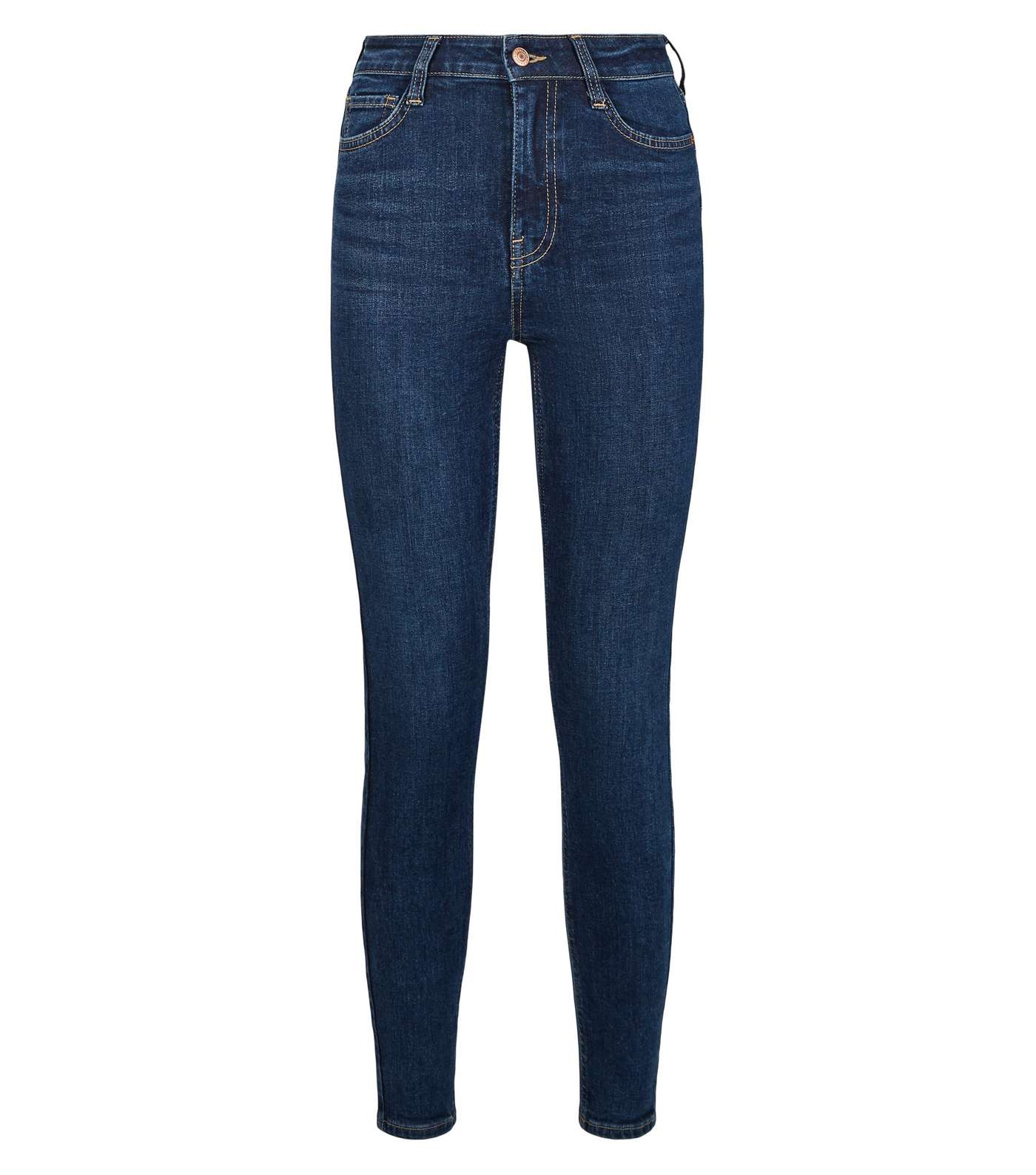 Blue Rinse Wash 'Lift & Shape' Jenna Skinny Jeans Image 4