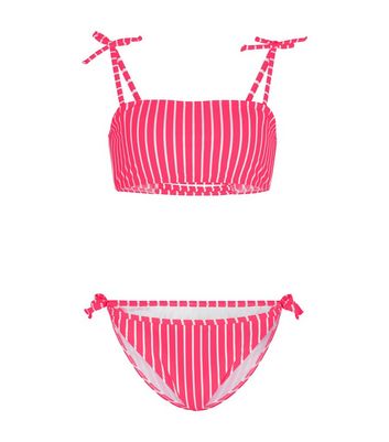 new look pink swimsuit