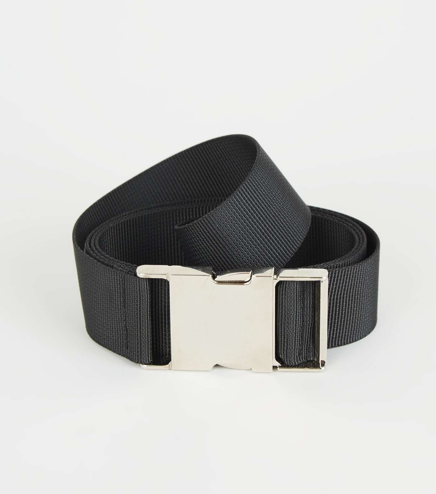Black Seatbelt Buckle Belt Image 2