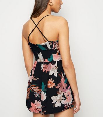 new look cameo rose playsuit