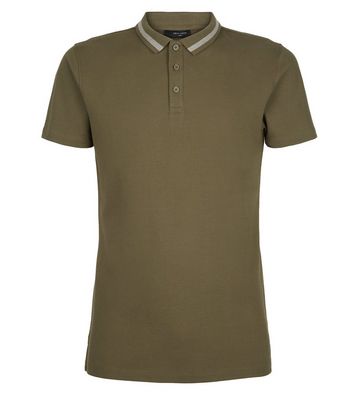 khaki polo