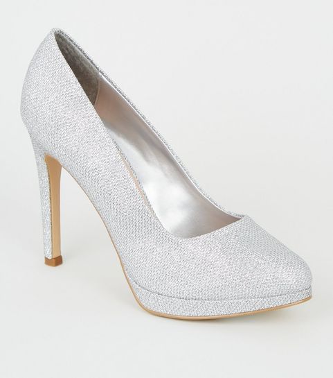 Women's Silver Shoes | Silver Heels & Wedding Shoes | New Look