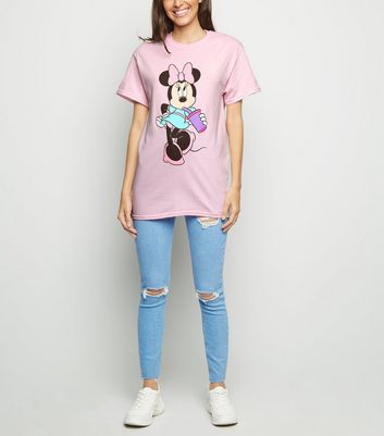 pink minnie mouse shirt womens