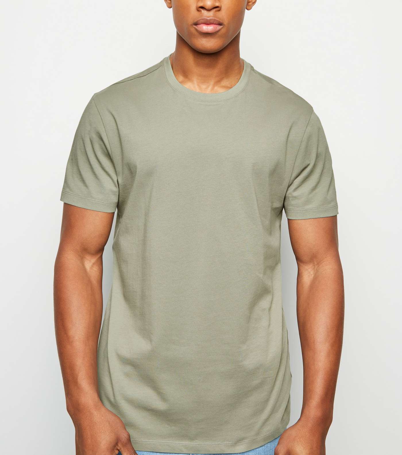 Olive Green Crew Neck T-Shirt
