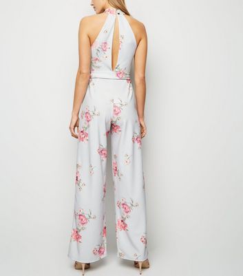 new look halter neck jumpsuit