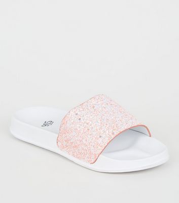 girls sliders with strap