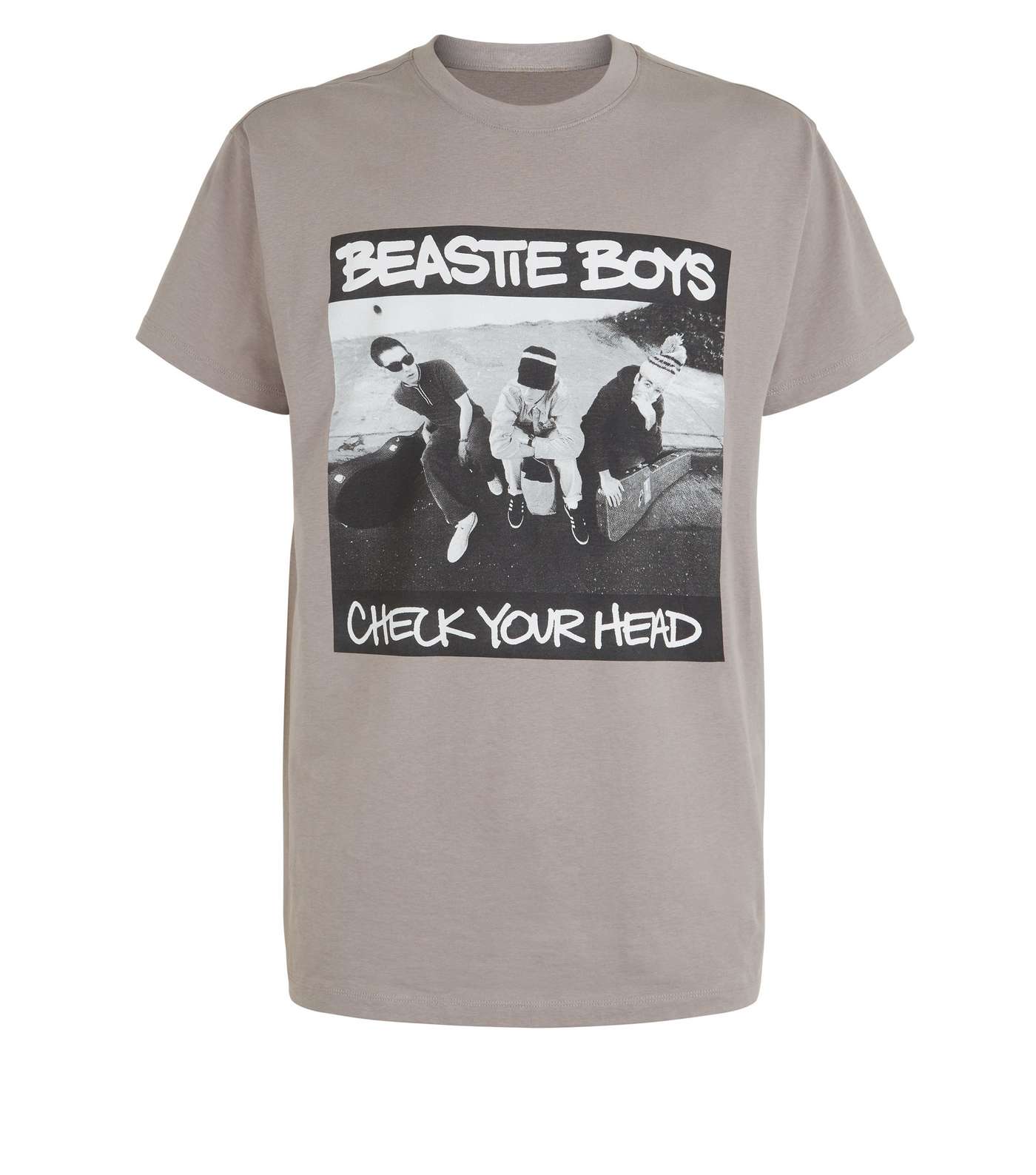 Pale Grey Beastie Boys Print T-Shirt Image 4