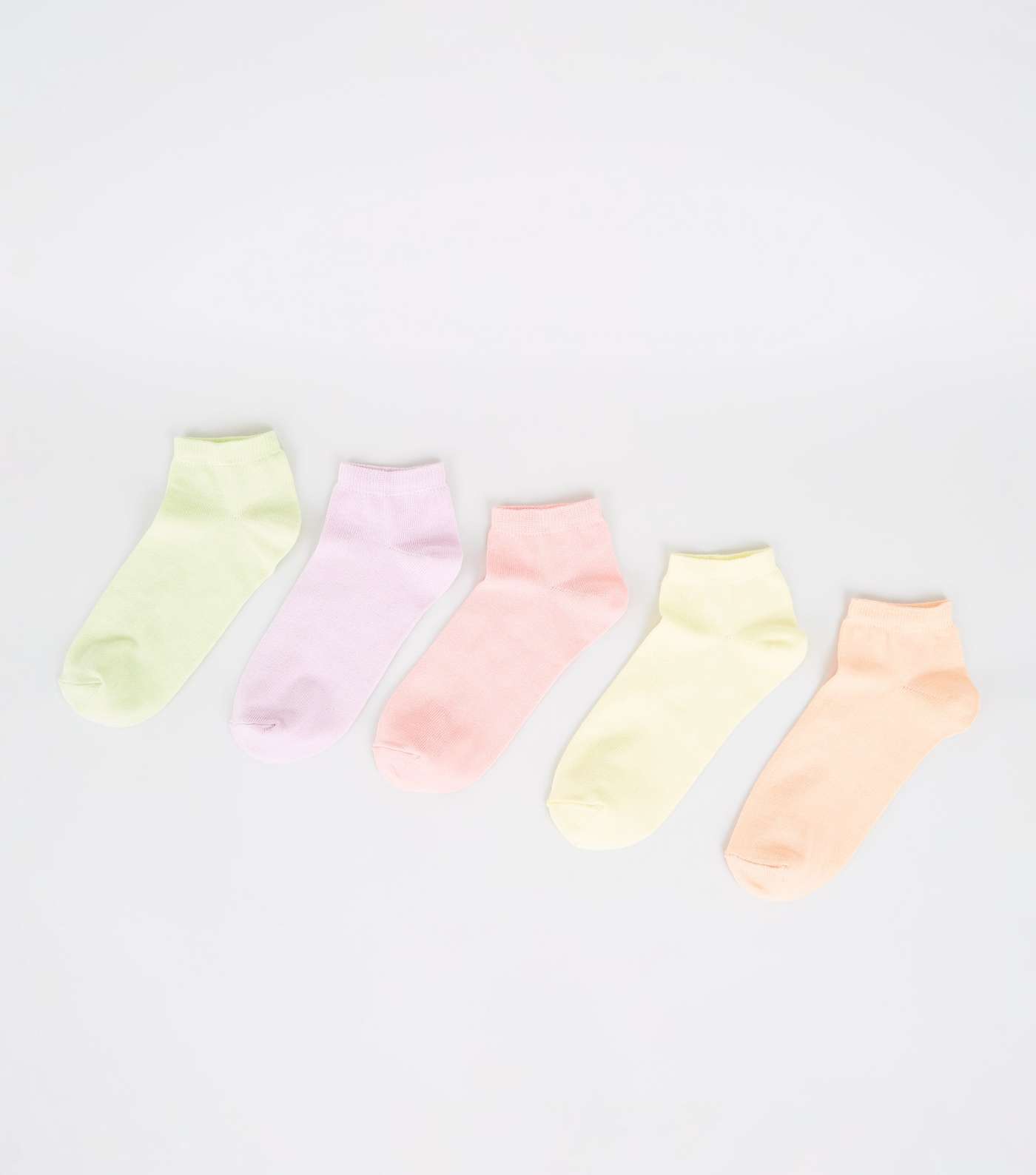 5 Pack Multicoloured Trainer Socks