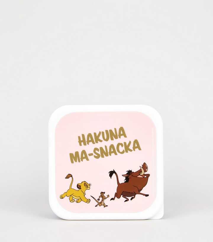 Multicoloured Lion King Slogan Disney Lunch Boxes