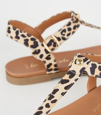 new look leopard print wedges