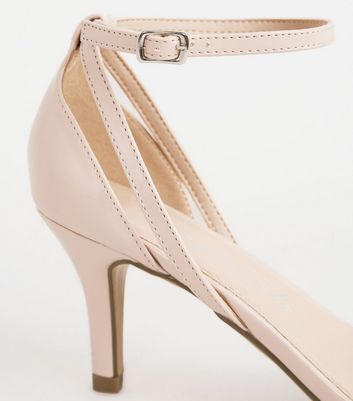 Wide Fit Pale Pink Patent Strappy Stiletto Heels New Look Vegan shop for Wide Fit Pale Pink Patent Strappy Stiletto Heels New Look Vegan at Shopo