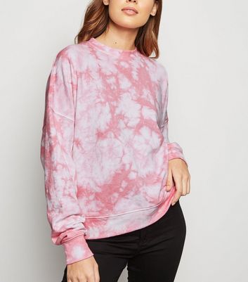 new look pink sweatshirt