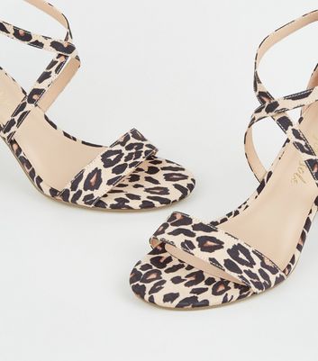 New look hotsell leopard heels