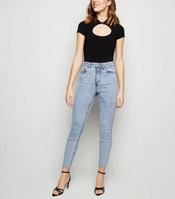 new look high rise lift and shape skinny jean