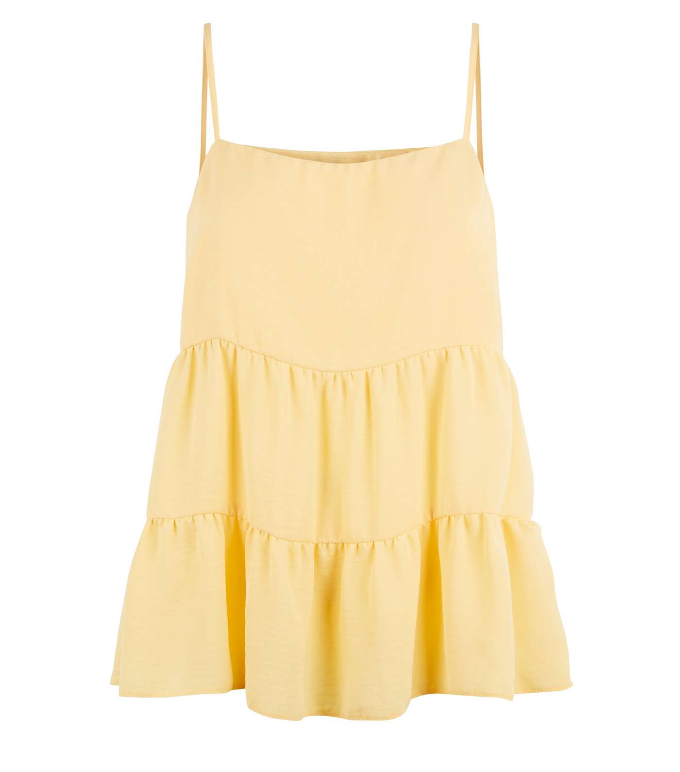 Pale Yellow Tiered Cami  Image 4