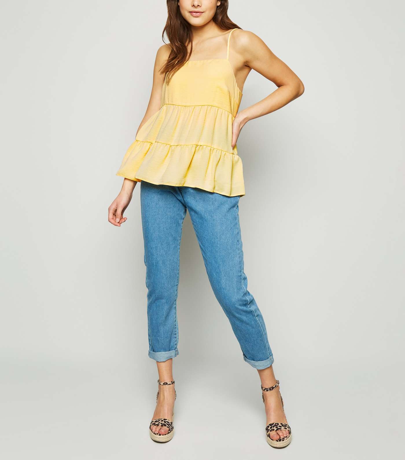 Pale Yellow Tiered Cami  Image 2