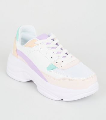 Girls Multicoloured Chunky Trainers 
