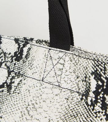 new look snake print bag