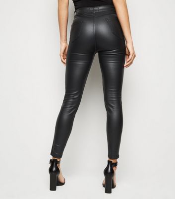 new look leather jeans