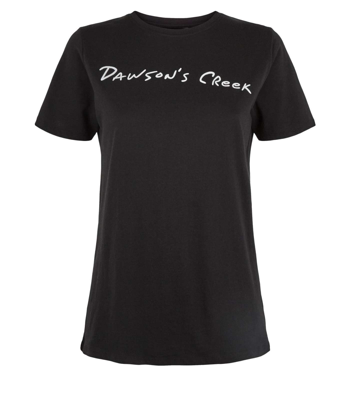 Black Dawson's Creek Slogan T-Shirt Image 4