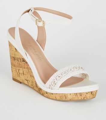 wide fit high wedges