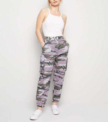 new look camo joggers