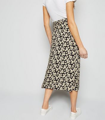 new look daisy midi skirt