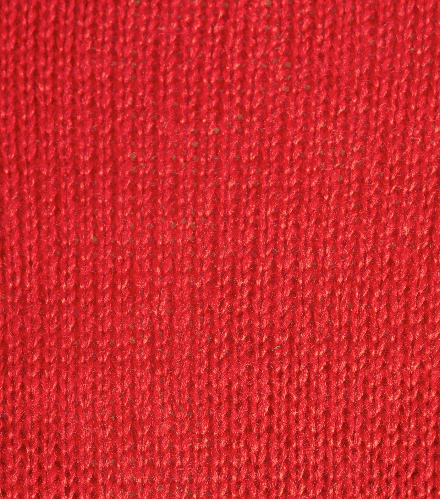 Red Crew Neck Longline Knit Jumper Image 6