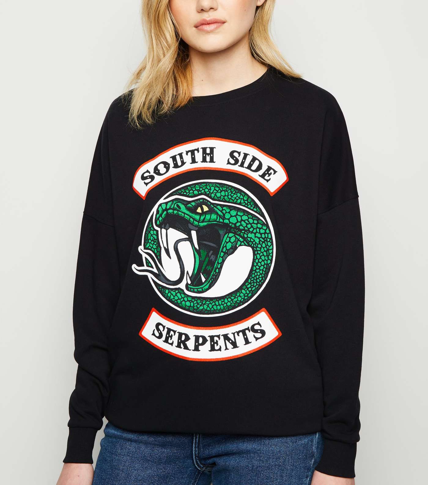Black Riverdale South Side Slogan Sweatshirt