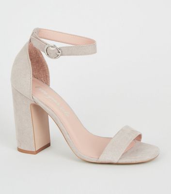 grey heels new look