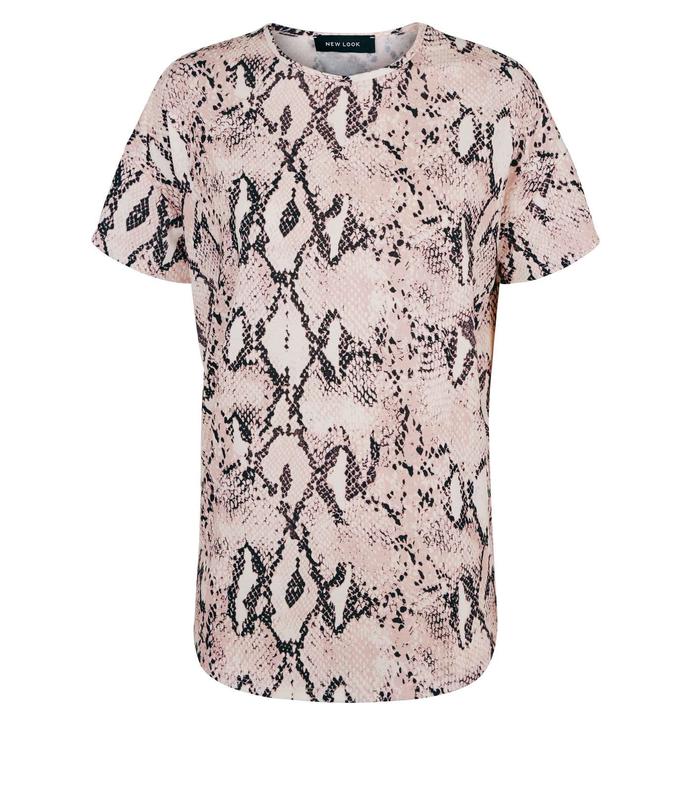 Pink Snake Print T-Shirt Image 4