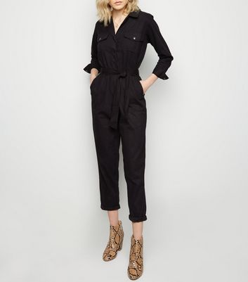 Black boiler playsuit online