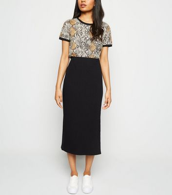 new look petite midi skirt