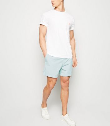 mint green shorts mens